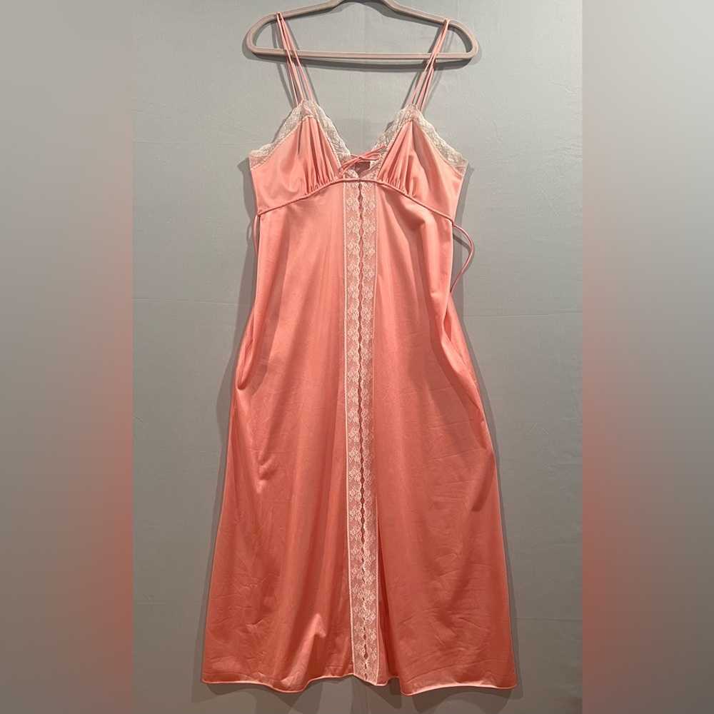 Vintage Peach Slip Dress